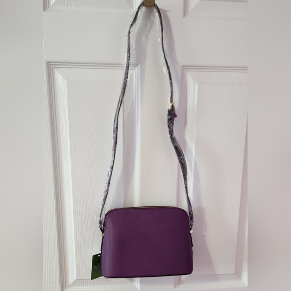 Kate Spade Mandy Cedar Street Purple Crossbody Purse - Picture 3 of 8